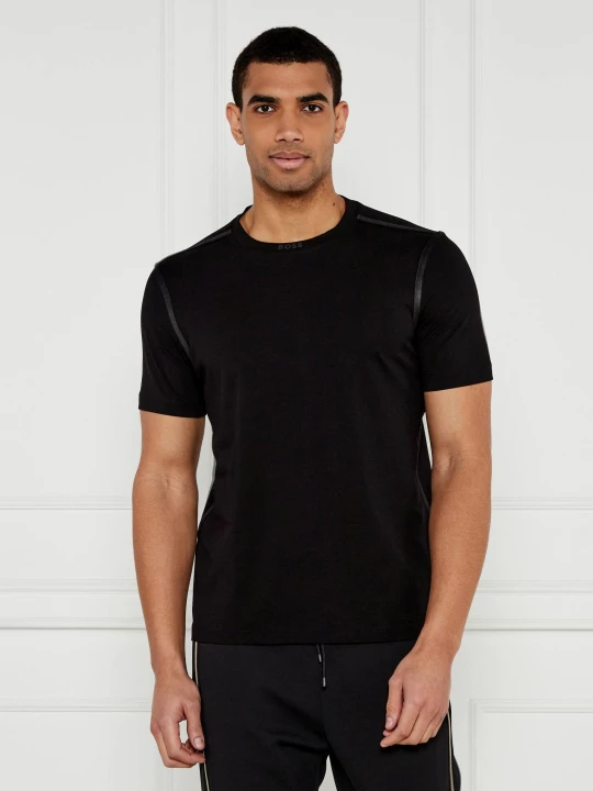 Zdjęcie produktu BOSS GREEN T-shirt Tee Tape | Regular Fit | stretch czarny