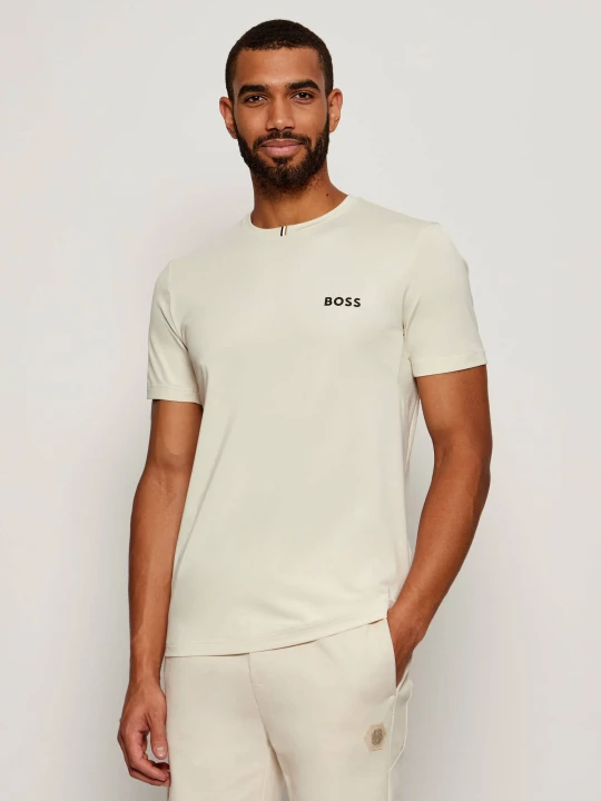 Zdjęcie produktu BOSS GREEN T-shirt Tee TOC | Slim Fit kremowy