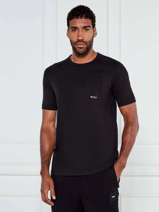 Zdjęcie produktu BOSS GREEN T-shirt Tee Urban Tech | Regular Fit | stretch czarny
