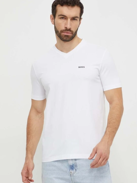 Zdjęcie produktu BOSS Green t-shirt Tee V biały
