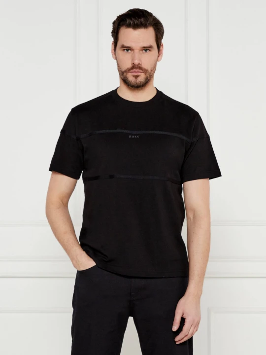 Zdjęcie produktu BOSS GREEN T-shirt Tercy Tape HJ | Loose fit czarny