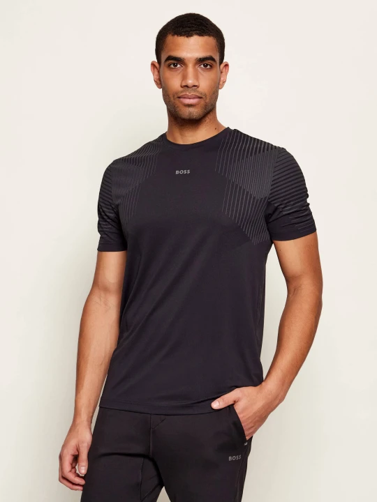 Zdjęcie produktu BOSS GREEN T-shirt TS_Active Push | Slim Fit czarny