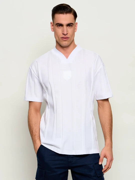 Zdjęcie produktu BOSS GREEN T-shirt TS_BB BC Lux GRX | Relaxed fit biały
