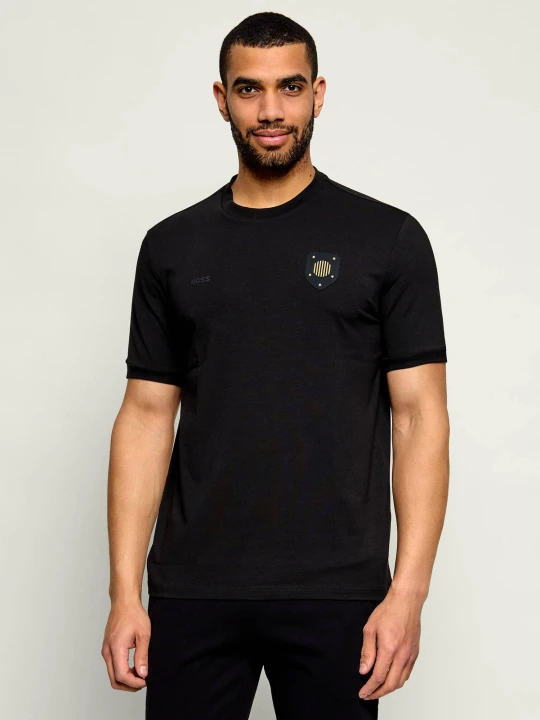 Zdjęcie produktu BOSS GREEN T-shirt TS_BB BC Lux | Regular Fit czarny