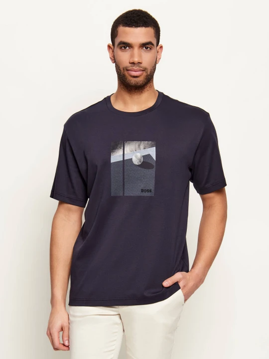 Zdjęcie produktu BOSS GREEN T-shirt TS_Join | Relaxed fit granatowy