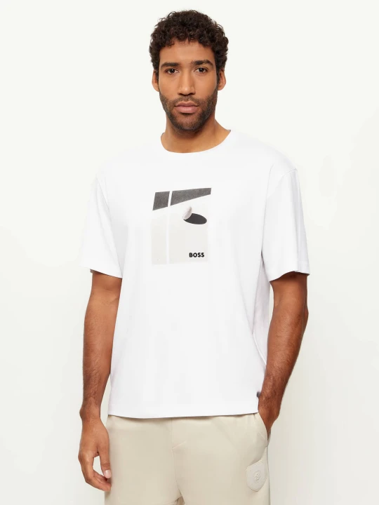 Zdjęcie produktu BOSS GREEN T-shirt TS_Join | Relaxed fit biały