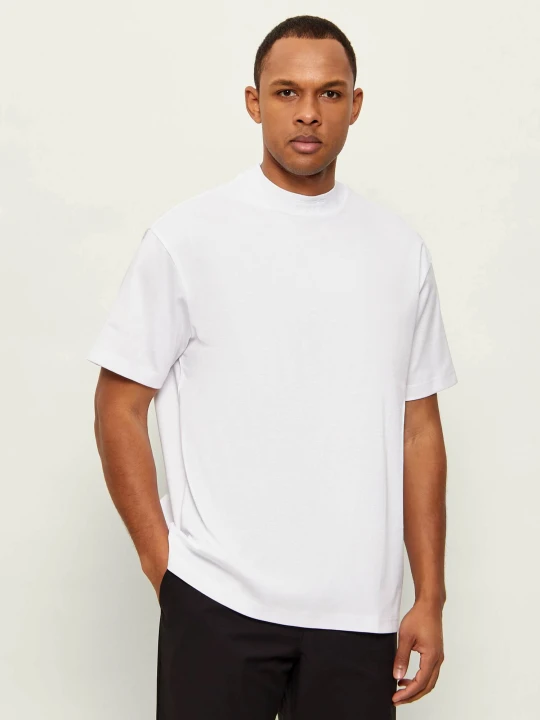 Zdjęcie produktu BOSS GREEN T-shirt TS_PS Spirit70 Tock | BOOS X PORSCHE | Regular Fit biały