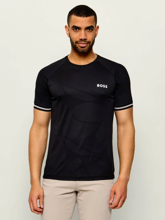 Zdjęcie produktu BOSS GREEN T-shirt TS_TOC Serve 2 | Slim Fit czarny