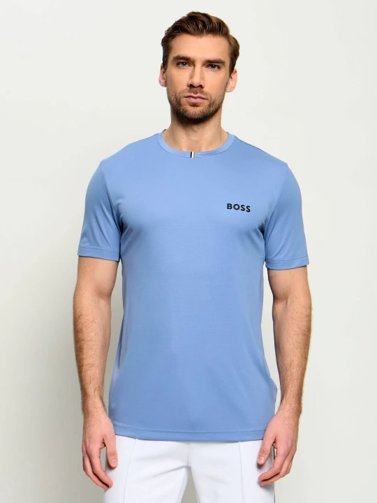 Zdjęcie produktu BOSS GREEN T-shirt TS_TOC Spin Training Boss x The Chance | Slim Fit niebieski
