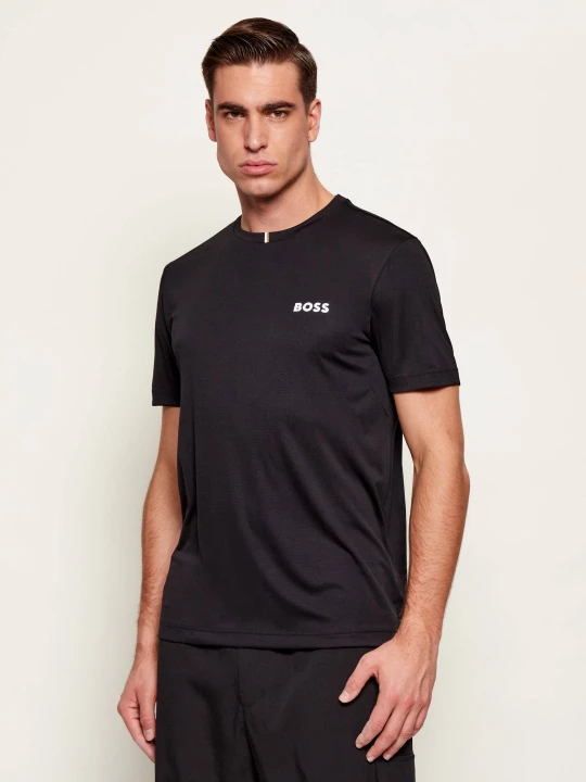 Zdjęcie produktu BOSS GREEN T-shirt TS_TOC Spin Training Boss x The Chance | Slim Fit czarny