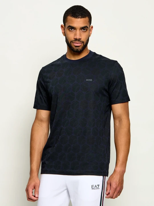 Zdjęcie produktu BOSS GREEN T-shirt TS_Union AOP | Regular Fit granatowy