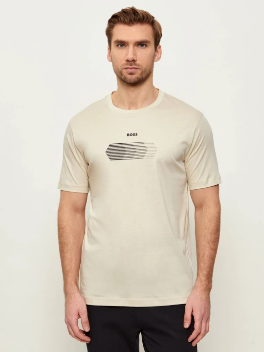 Zdjęcie produktu BOSS GREEN T-shirt TS_Unity | Regular Fit beżowy