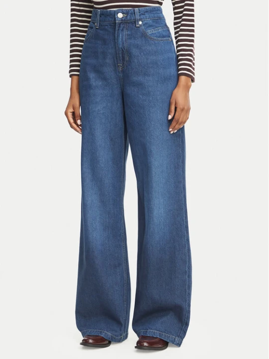 Zdjęcie produktu BOSS Jeansy 50569156 Niebieski Wide Leg