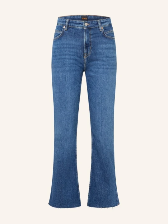 Zdjęcie produktu Boss Jeansy Cropped Soft Kick Flare blau 403 DARK BLUE