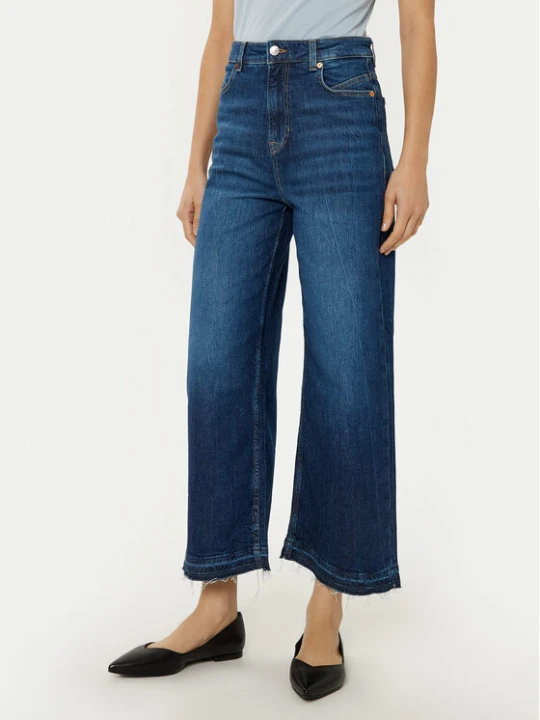 Zdjęcie produktu BOSS Jeansy Marlene 50529987 Granatowy Wide Leg