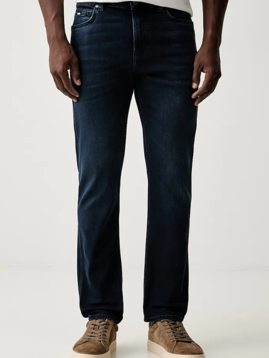 Zdjęcie produktu BOSS jeansy slim fit męskie P-Delaware granatowy