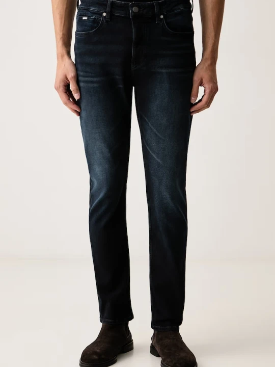Zdjęcie produktu BOSS jeansy slim fit męskie P-Delaware granatowy