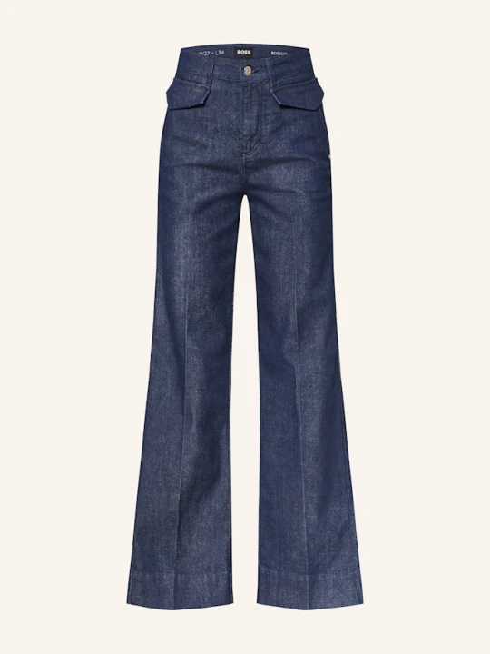 Zdjęcie produktu Boss Jeansy Wide Leg Rosalya blau 401 DARK BLUE