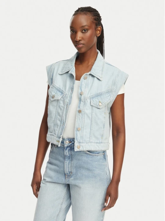 Zdjęcie produktu BOSS Kamizelka C Vest 1.0 50561036 Niebieski jasny Boxy Fit