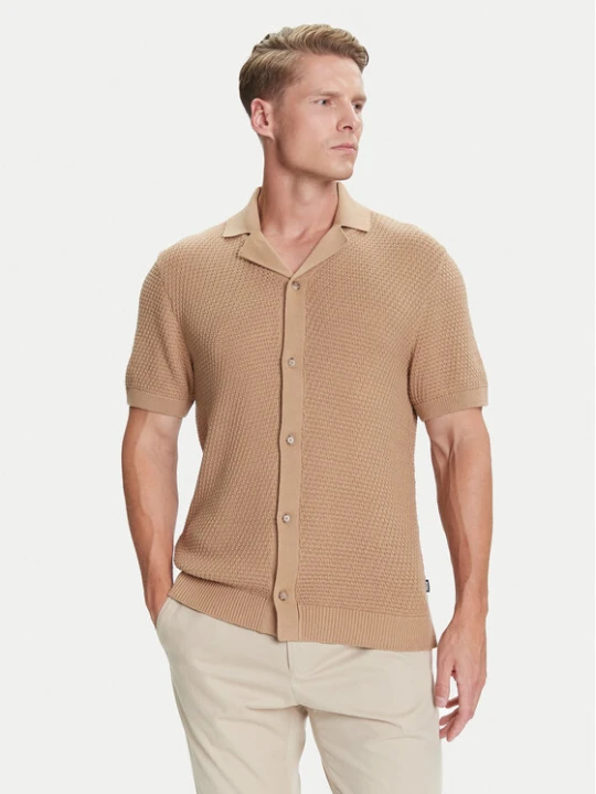 Zdjęcie produktu BOSS Kardigan C-Iconico 50543163 Beżowy Regular Fit