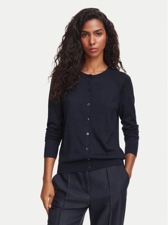 Zdjęcie produktu BOSS Kardigan Fonami 50545031 Granatowy Regular Fit