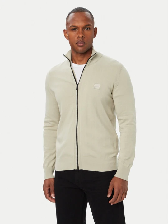 Zdjęcie produktu BOSS Kardigan Kanozip_S 50543692 Beżowy Regular Fit