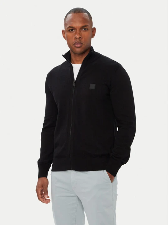 Zdjęcie produktu BOSS Kardigan Kanozip_S 50543692 Czarny Regular Fit