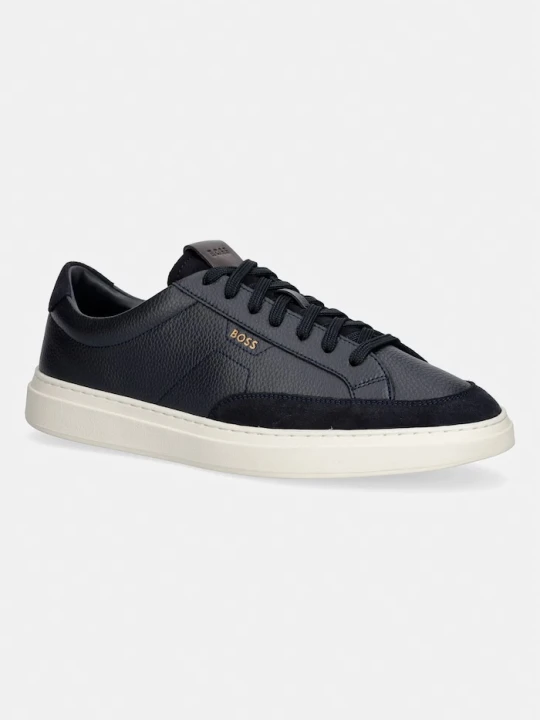 Zdjęcie produktu BOSS Kieran sneakersy męskie skórzane granatowy