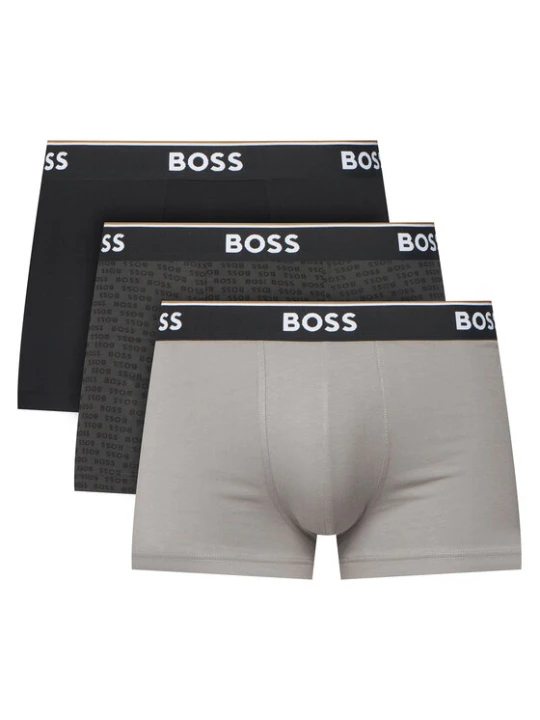 Zdjęcie produktu BOSS Komplet bokserek Trunk 3P Power Desig 50554443 Szary