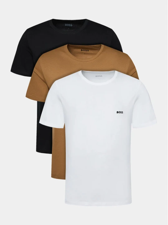 Zdjęcie produktu BOSS Komplet t-shirtów Tshirt Rn 3P Classic 50475284 Beżowy Regular Fit