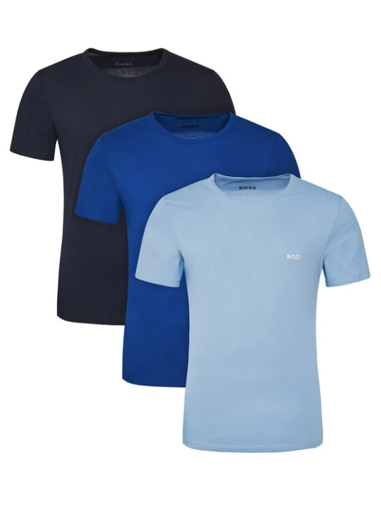 Zdjęcie produktu BOSS Komplet t-shirtów TShirtRN 3P Classic 50532468 Niebieski Regular Fit