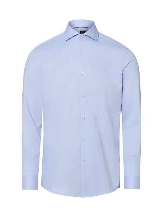 Zdjęcie produktu BOSS koszula biznesowa Mężczyźni Slim Fit Bawełna (100%) niebieski