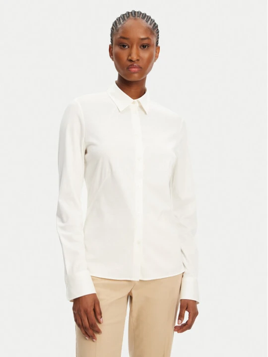 Zdjęcie produktu BOSS Koszula Bronta 50543691 Écru Extra Slim Fit Kremowy
