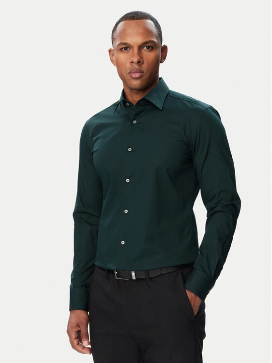 Zdjęcie produktu BOSS Koszula H-Hank 50469345 Zielony Slim Fit