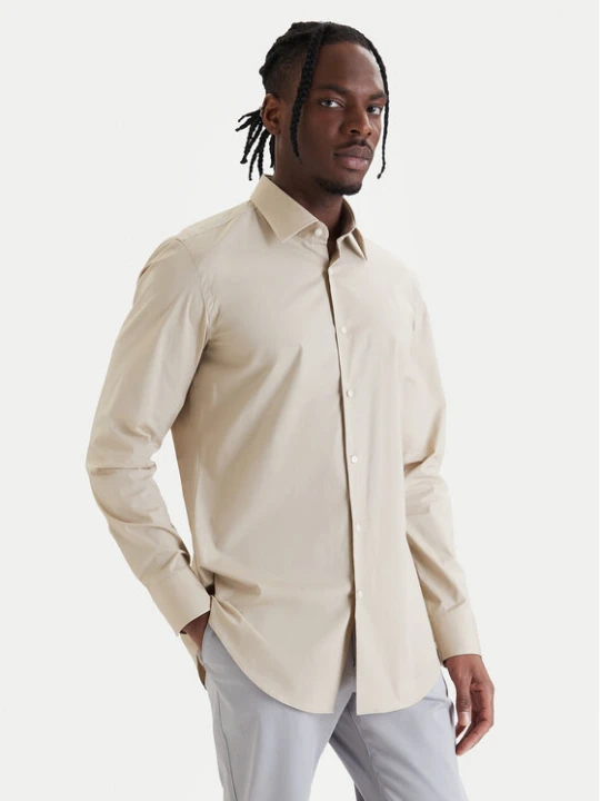 Zdjęcie produktu BOSS Koszula H-Hank-Kent-C1-214 50469345 Beżowy Slim Fit