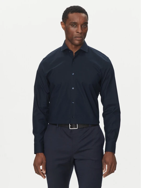 Zdjęcie produktu BOSS Koszula H-HANK-spread-C1-222 50539227 Granatowy Slim Fit