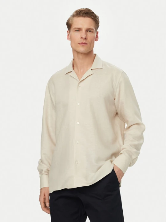 Zdjęcie produktu BOSS Koszula H-Joe 50561616 Beżowy jasny Regular Fit