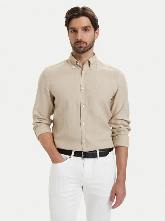 Zdjęcie produktu BOSS Koszula H-Liam 50556077 Beżowy Regular Fit