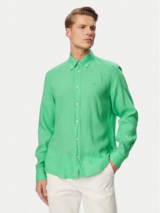 Zdjęcie produktu BOSS Koszula H-Liam 50556077 Zielony jasny Regular Fit