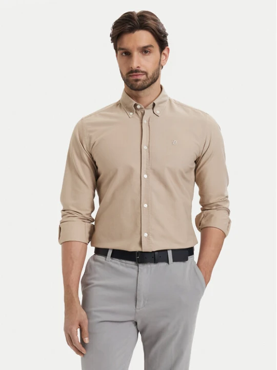Zdjęcie produktu BOSS Koszula H-Roan 50555920 Beżowy Slim Fit