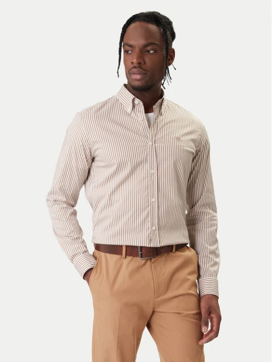 Zdjęcie produktu BOSS Koszula H-Roan 50556085 Beżowy Slim Fit