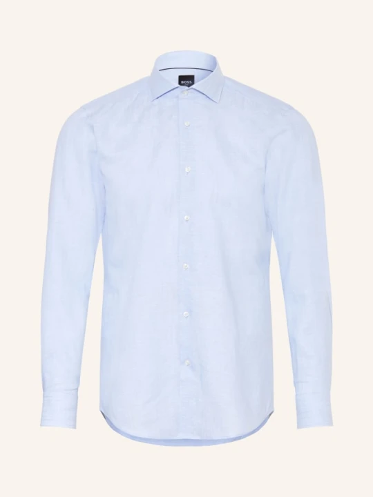 Zdjęcie produktu Boss Koszula Hank Slim Fit Z Lnu blau JASNONIEBIESKI