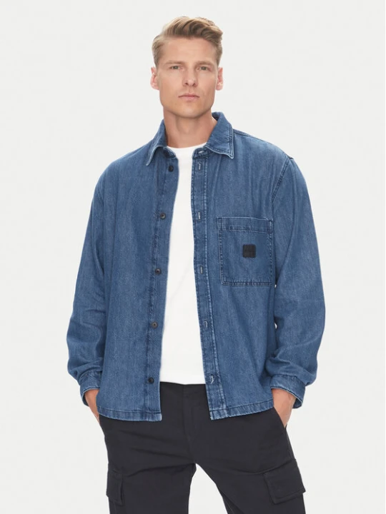 Zdjęcie produktu BOSS Koszula jeansowa Laredo 50544660 Granatowy Regular Fit