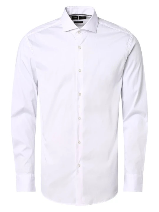 Zdjęcie produktu BOSS Koszula łatwa w prasowaniu Mężczyźni Slim Fit biały