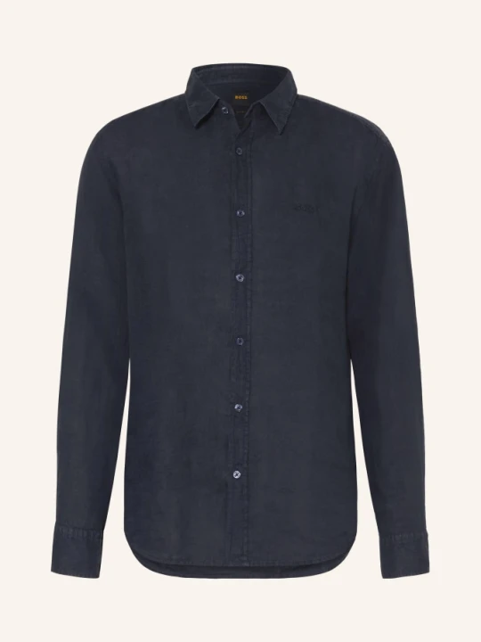 Zdjęcie produktu Boss Koszula Lniana Relegant Regular Fit blau GRANATOWY