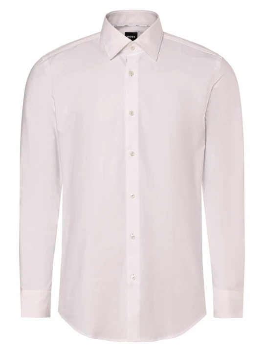 Zdjęcie produktu BOSS Koszula - Easy-iron - H-HANK-kent-C6-242 Mężczyźni Slim Fit Bawełna biały