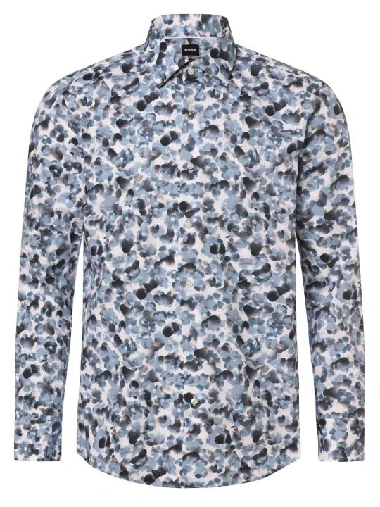 Zdjęcie produktu BOSS Koszula - H-Hank-Kent-C1-214 Mężczyźni Slim Fit Bawełna wielokolorowy