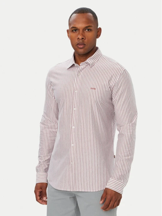 Zdjęcie produktu BOSS Koszula Mysoft 50519748 Czerwony jasny Slim Fit