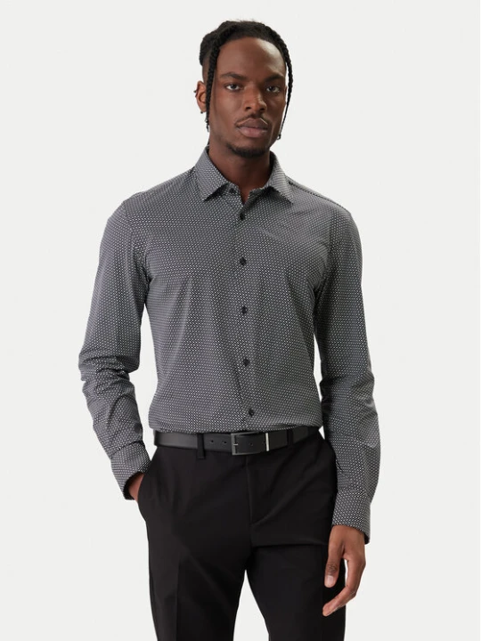 Zdjęcie produktu BOSS Koszula P-Hank 50556102 Czarny Slim Fit