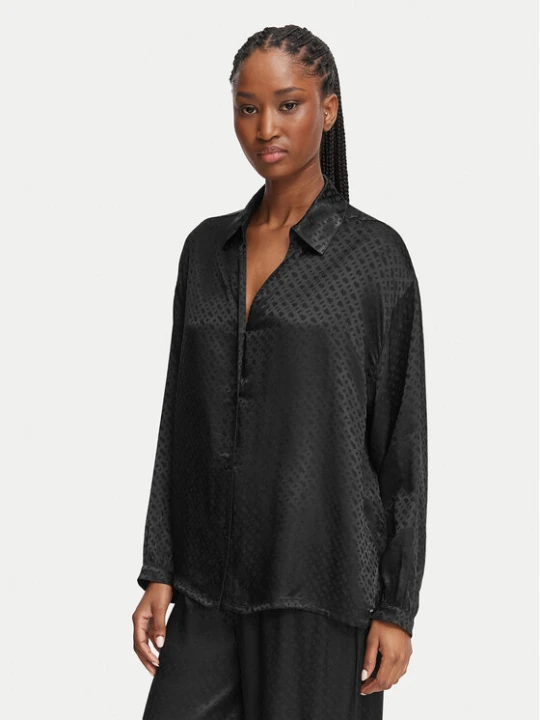 Zdjęcie produktu BOSS Koszula piżamowa 50570996 Czarny Relaxed Fit